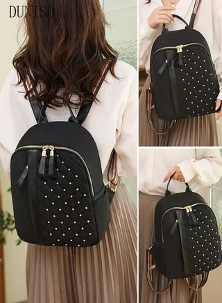 Casual Travel Backpack For Women Large Capacity Waterproof School Backpack Wear Resisant Light Weight Double Shoulder Backpack For College Girls Students 