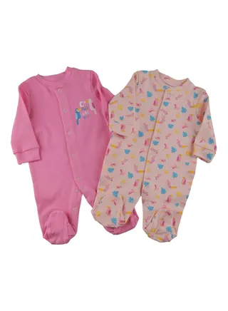 Baby Girls Jumsuit Set of 2 