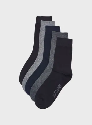 5 Pack Classic Crew Socks