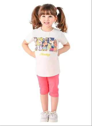 Kids Girls Set Two Pieces Top & leggings 