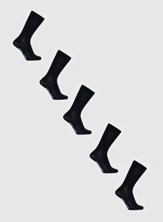 5 Pack Crew Socks 