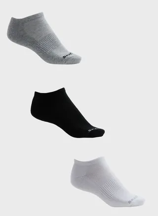 3 Pack Terry No Show Socks