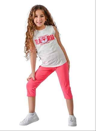 Kids Girls Set Two Pieces Top & leggings 