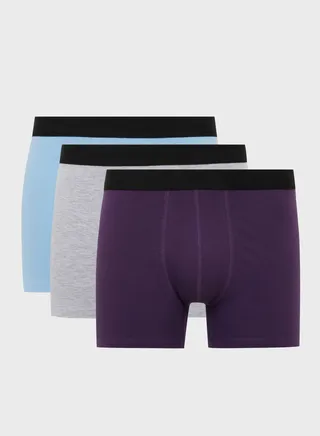 3 Piece Regular Fit Knitted Boxer