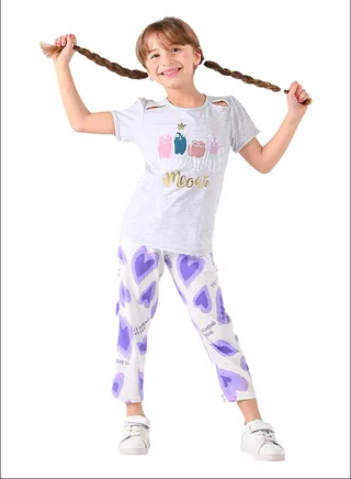Kids Girls Set Two Pieces Top & leggings 