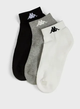 3 Pack Logo Crew Socks 