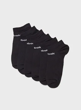 6 Pack Active Core Sports Training Unisex No Show Socks