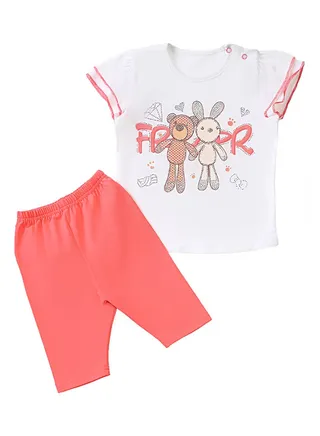 Baby Girls Set Two Pieces Top & legging 