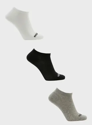 3 Pack Thin Linear Low Socks