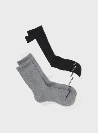 3 Pack Logo Crew Socks