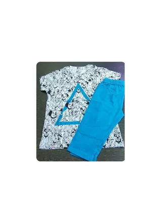 Kids Girls Leggings & T-shirt Set 