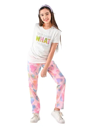 Kids Girls Set Two Pieces Top & leggings 