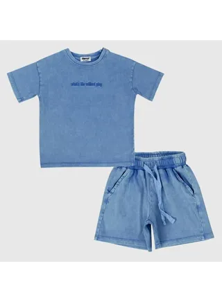 Unisex Blue Outfit Set 