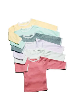 undershirt sleeve Cotton 6 Pieces Multiple colors (Color may differ from pictures) 