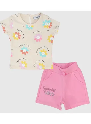 Smiling Daisies 2-Piece Outfit Set 