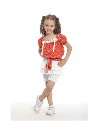 Casual Polka Dot Mid-Rise Cowl Neck sets Orange 