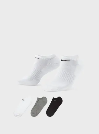 3 Pack Everyday Cush No Show Socks