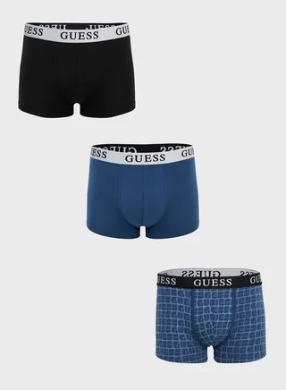 3 Pack Logo Band Trunks