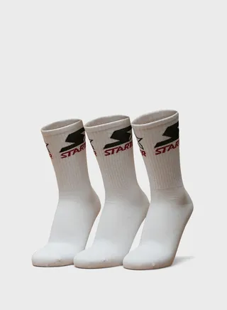 3 Pack Logo Crew Socks 