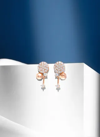 AWNL Women's Earrings with Sterling Silver CZ Diamonds Earstud Gift for Women Wife Girlfriend Dark Sky Park Collection 