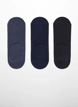 3 Pack No Show Socks 