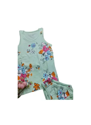 Underwear set for girls, turquoise color 