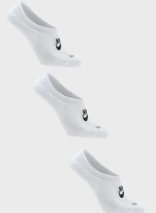 3 Pack Everyday Futura Cushion Footie Socks