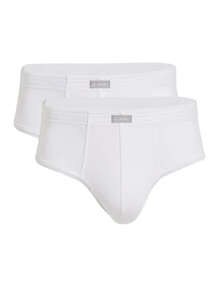 2 Pack Contour Briefs White 