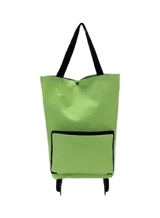 Zipper Tote Bag Green 