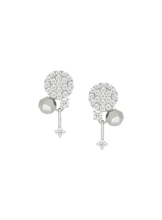 AWNL Women's Earrings with Sterling Silver CZ Diamonds Earstud Gift for Women Wife Girlfriend Dark Sky Park Collection 