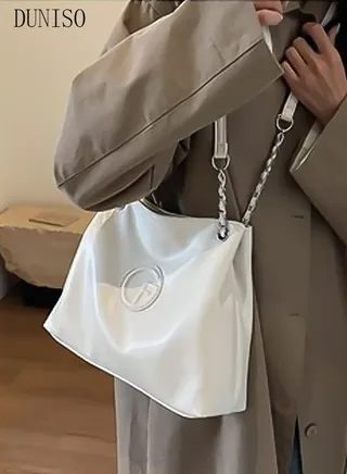 Women's Shoulder Tote Bag Faux Leather Handbag for Women Large Capacity Messenger Fashionable Travel Crossbody Bag for Ladies Girls College Students 