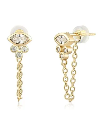 MEVECCO Women Earrings Gold Stud 14K Gold Filled Small Simple Handmade Hypoallergenic Everyday Jewelry 