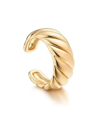 Women Ear Cuff Earring Gold Non Pierced Ear Cartilage Clip on Wrap Hoop 14K Gold Filled Tiny Boho Beach Simple Minimalist Delicate Handmade Hypoallergenic Jewelry Gift-Sold as Single/Pair 