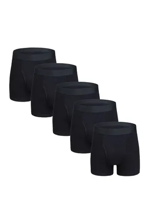 5PCS Men Breathable Underwear Boxers Sets 