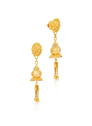 22 Carat 916 Purity Yellow Gold Earring EG2915814Y For Women 