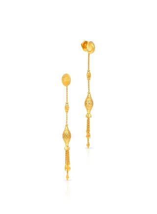 22 Carat 916 Purity Yellow Gold Earring EG1369904Y For Women 
