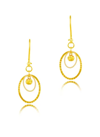 Elevate Your Style with Luxurious 21k Gold Earrings 