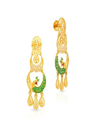 22 Carat 916 Purity Yellow Gold Earring EG3246892Y For Women 