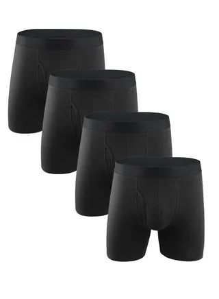 4pcs Men Breathable Underwear Brief 