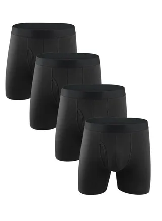 4PCS Men Breathable Underwear Brief Boxers Sets 