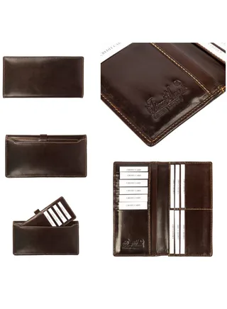 Travel Wallet from Three Angels Genuine Leather 