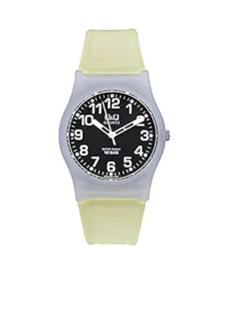Q&Q Watch for Women, Quartz Movement, Analog Display, White Resin Strap-VP34J042Y 