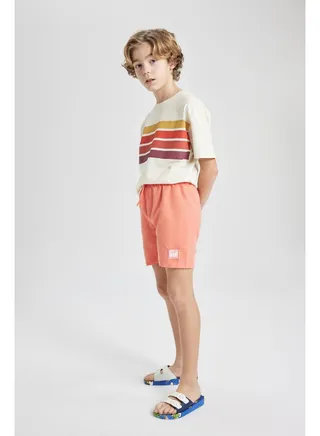 Boy Regular Fit Woven Swimming Shorts 