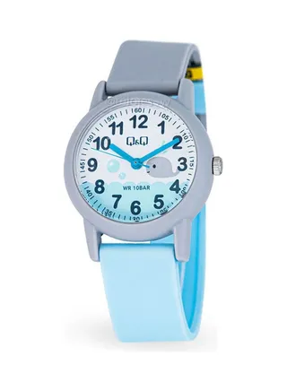 Girls' Rubber Analog Watch Vs49J006Y 