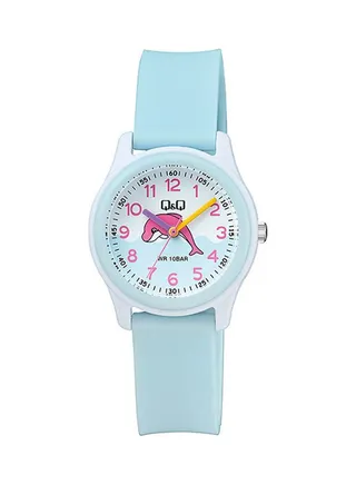 Girls' Rubber Analog Watch Vs59J005Y 