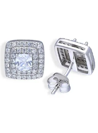 Sterling Silver 925 Stud Earrings - FKJERNSLU3139 