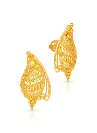 22 Carat 916 Purity Yellow Gold Earring EG4129314Y For Women 