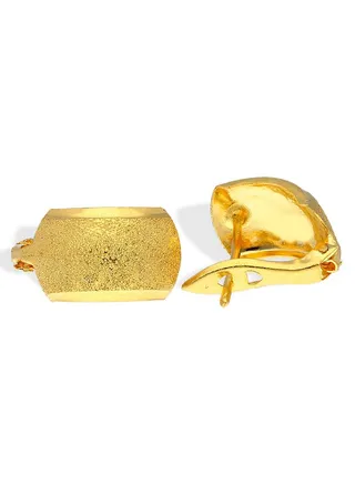 Gold Clip Earrings 18KT - FKJERN18KU3006 