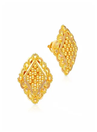 22 Carat 916 Purity Yellow Gold Earring EG4160416Y For Women 