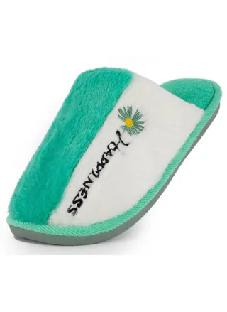 Lucky Kids Mens Womens Luxurious Cozy Slip On Scuff Slippers With Velvet & Anti Skid Non-Slip Rubber Sole For Little/Big Kid 